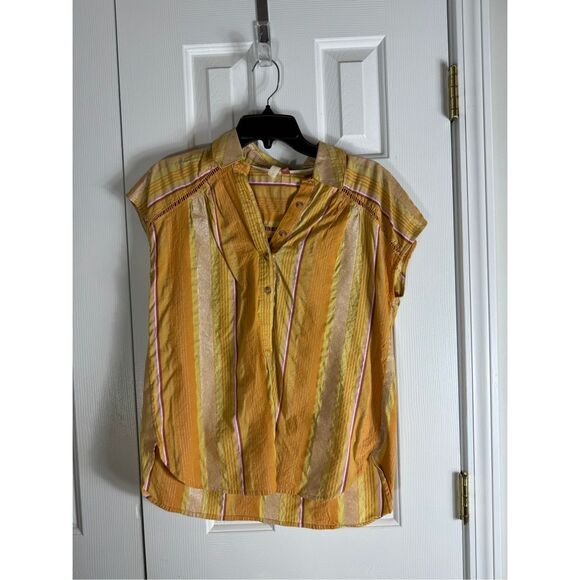 Pilcro Anthropologie Womens Blouse Size XS - Picture 1 of 3